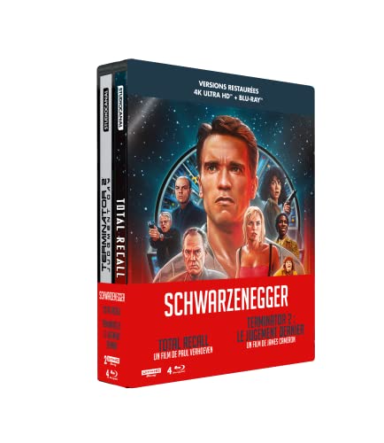 Arnold Schwarzenegger - 2 films : Termnator 2 + Total Recall